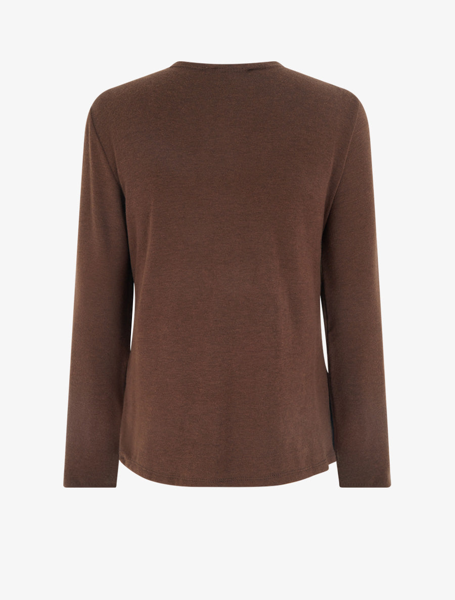 Pull style gilet en trompe l&