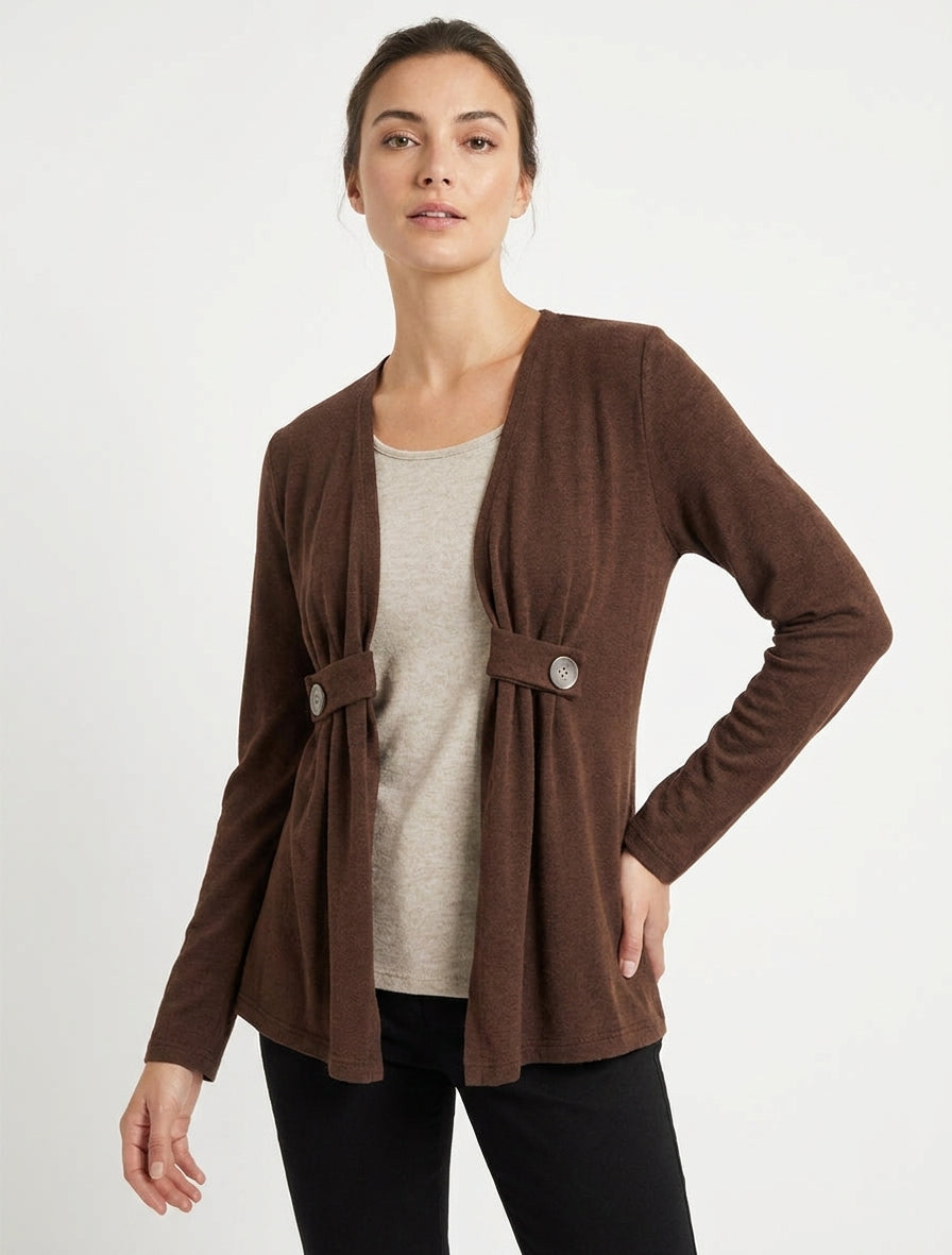 Maglione stile gilet trompe-l&