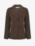 Blazer basique à épaulettes - Marron - 1