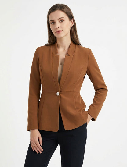 Blazer semplice con chiusura a bottoni - Chameau