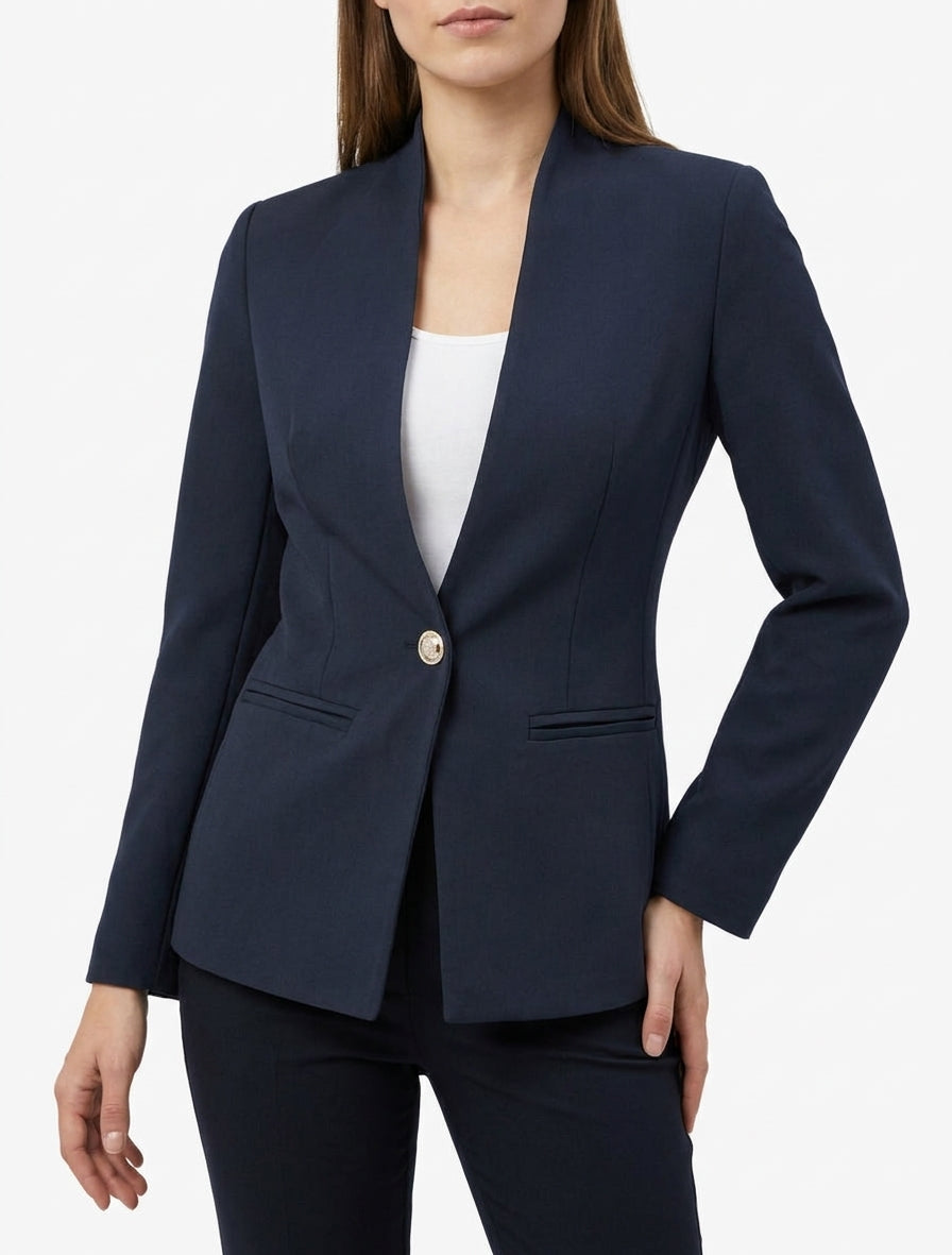 Blazer semplice con collo dritto - Marina