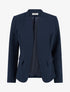 Veste droite à épaulettes - Marine - 1
