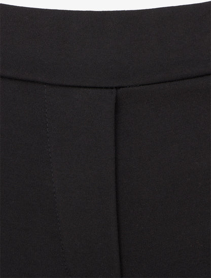 Pantalon uni coupe droite - Noir - 3