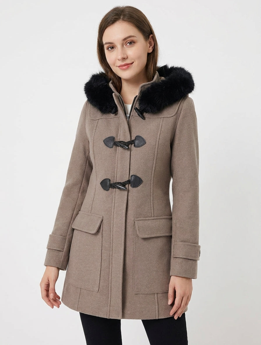 Cappotto montgomery semplice con cappuccio - Talpa
