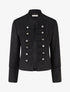 Veste suédine style officier - Noir - 1