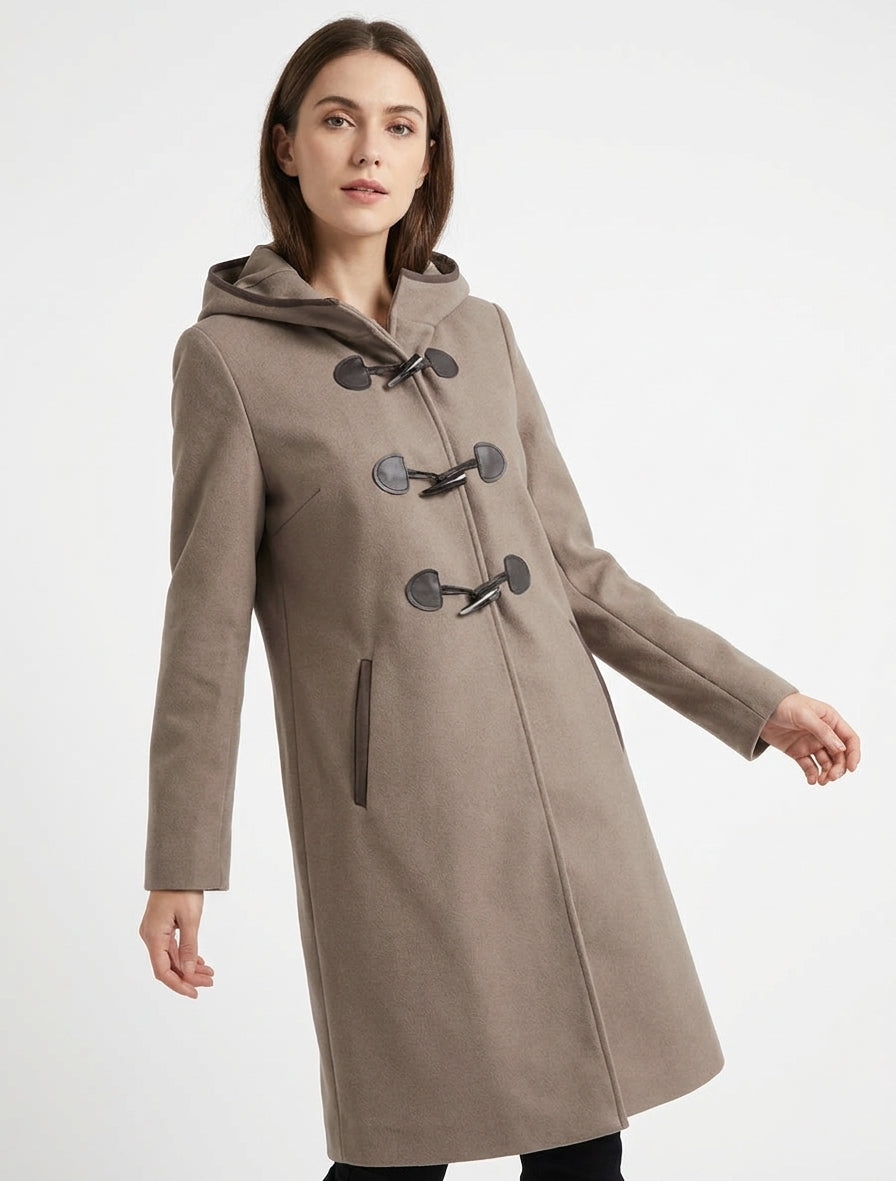 Cappotto montgomery con chiusure a contrasto - Talpa