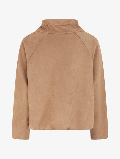 Bomber uni à poches - Camel - 2