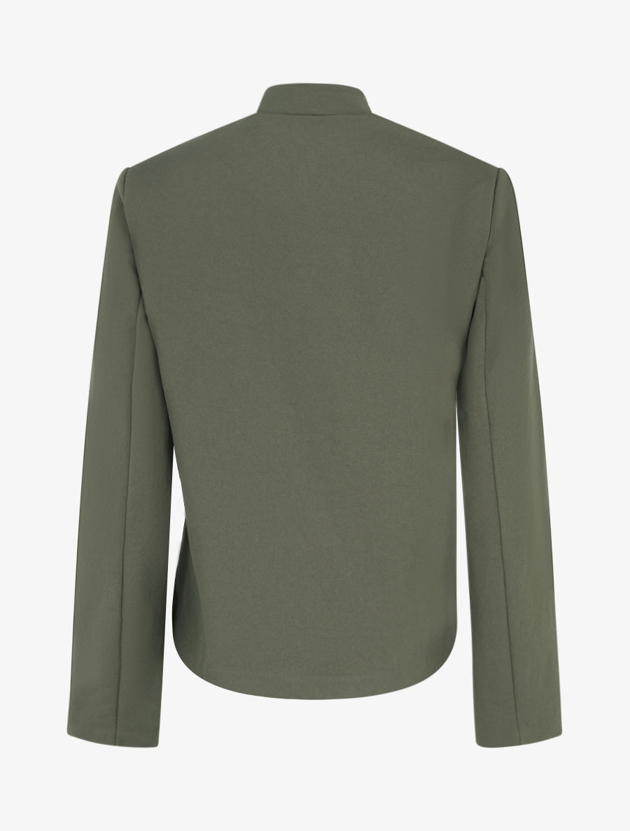 Veste droite ouverte style officier - Kaki - 2