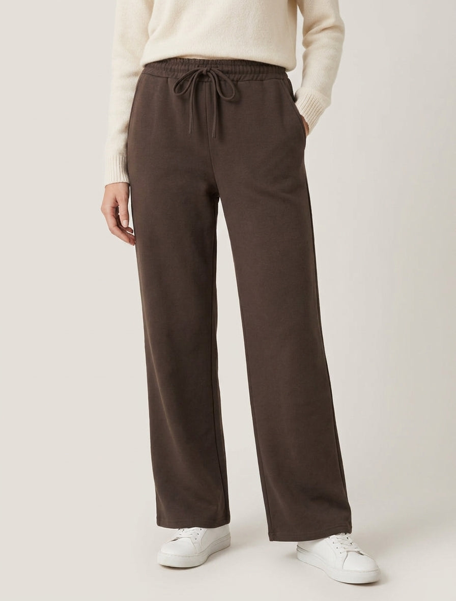 Pantaloni stile jogging - Cioccolato