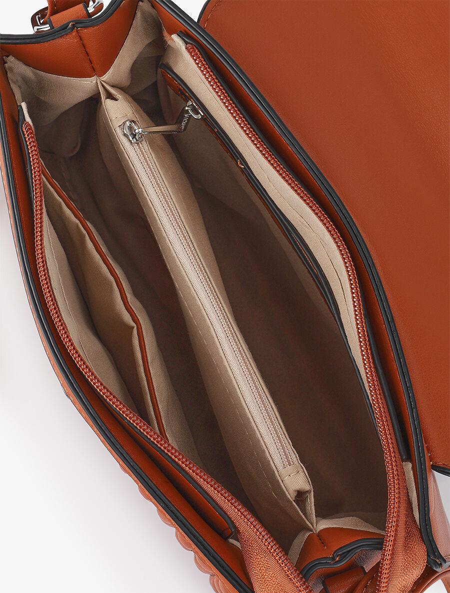 Sac besace Amanda - Camel - 4