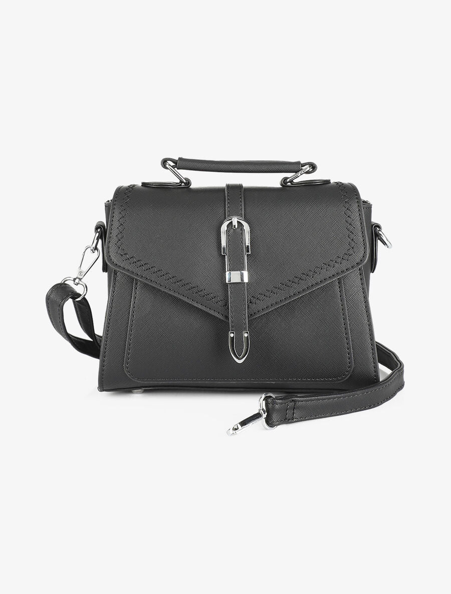Sac besace Veronica - Noir - 1