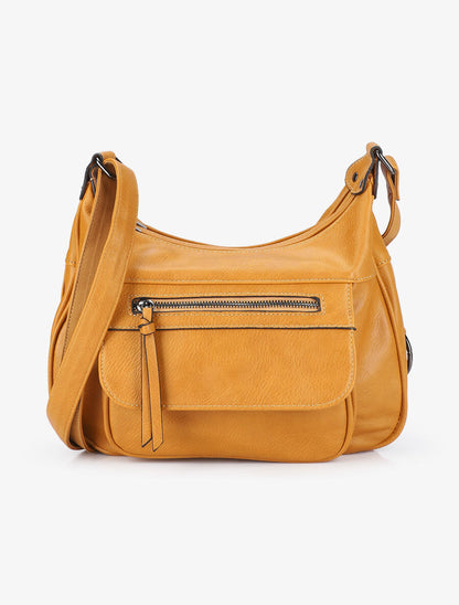 Sac besace Valeria - Moutarde - 5