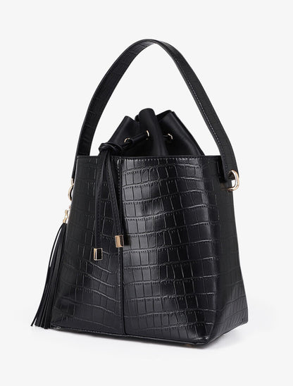 Sac seau Petra - Noir - 2