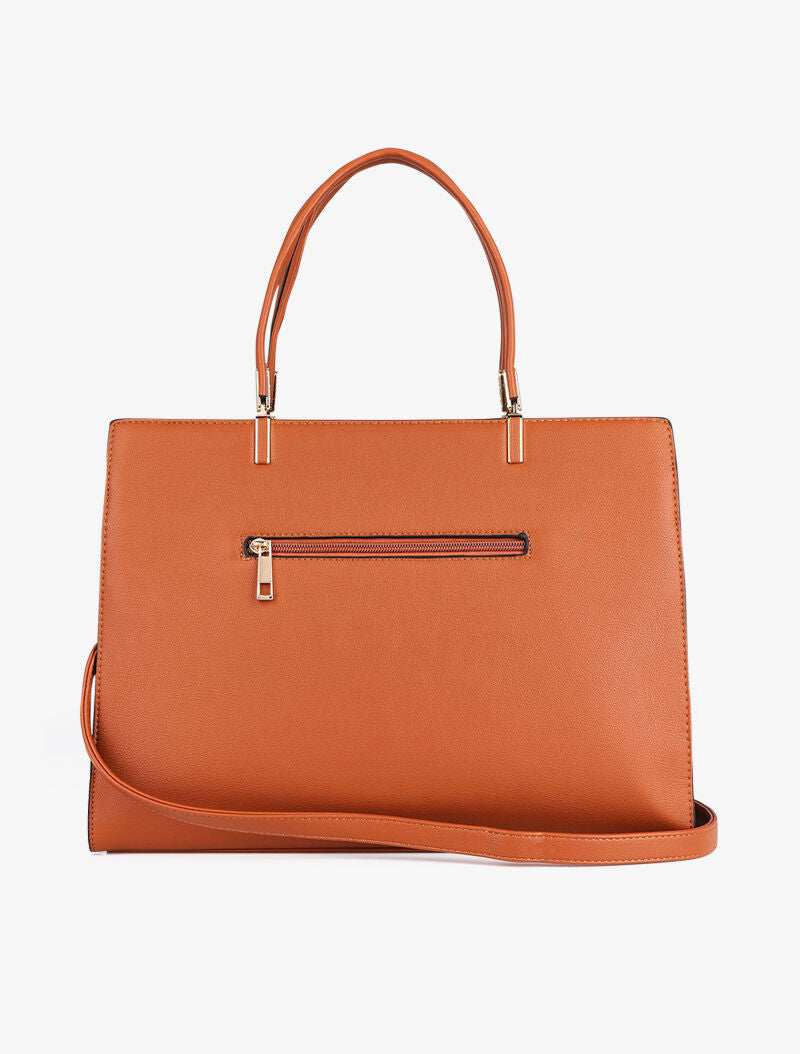 Sac cabas Lorène - Camel - 3