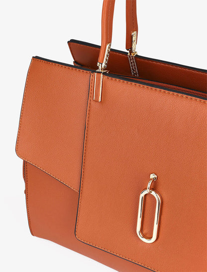 Sac cabas Lorène - Camel - 4