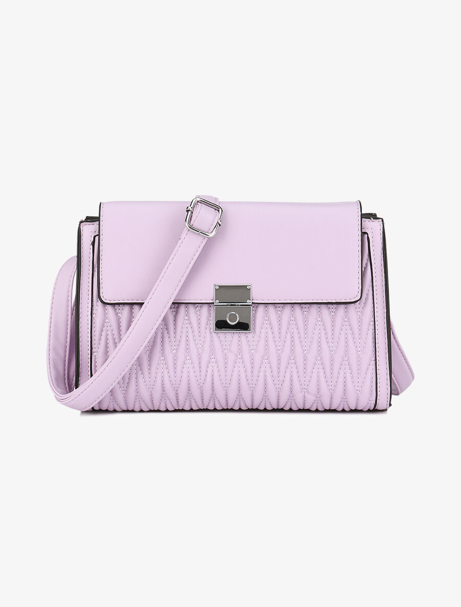 Sac besace Thibaula - Lilas - 5