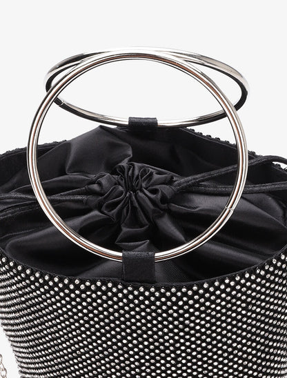Sac seau à strass - Noir - 4