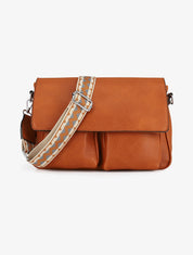 Sac bandoulière Diana - Camel - 1