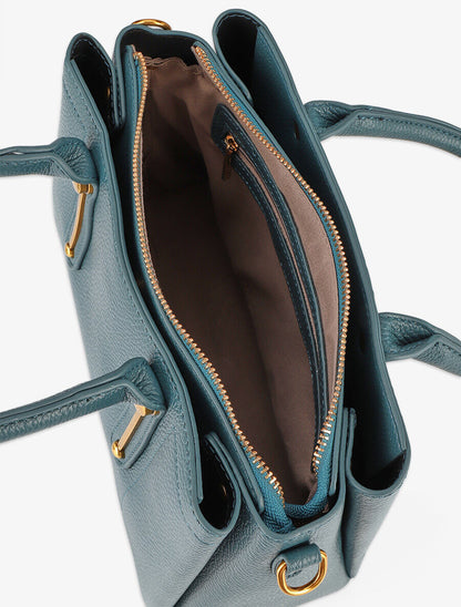 Sac à main Poppy - Bleu pétrole - 4