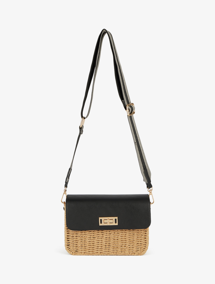 Sac besace Amandine - Noir - 3