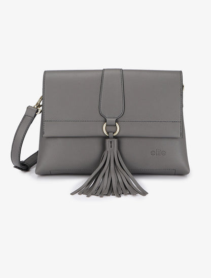 Sac besace Lou - Gris foncé - 5