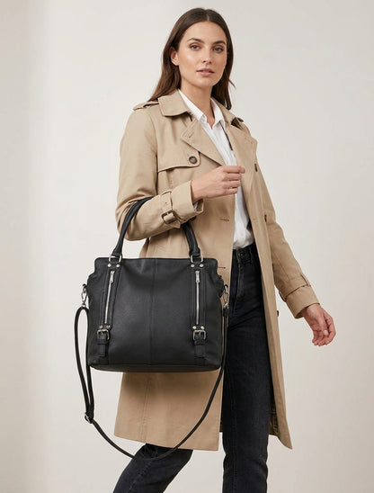 Borsa shopper Eugénie - Nero