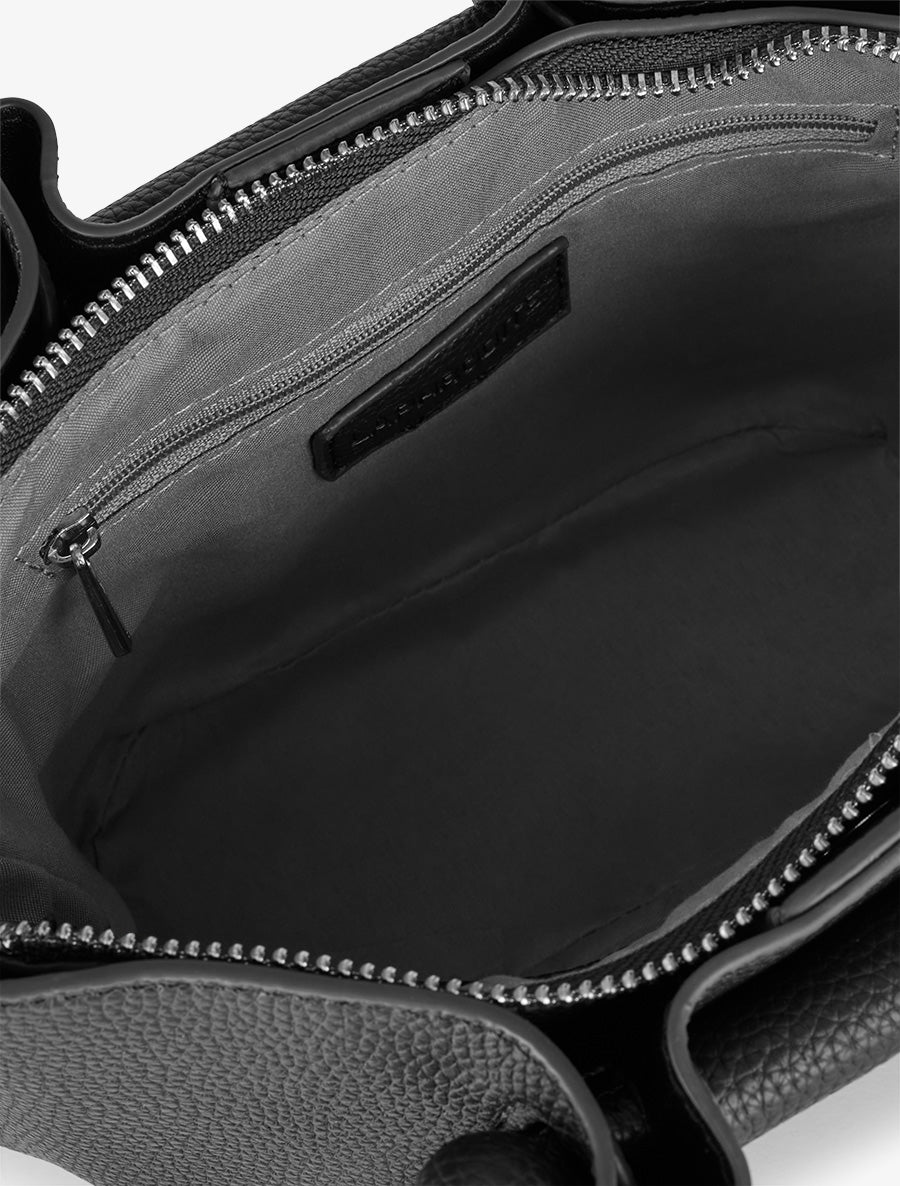 Sac besace Blanche - Noir - 4