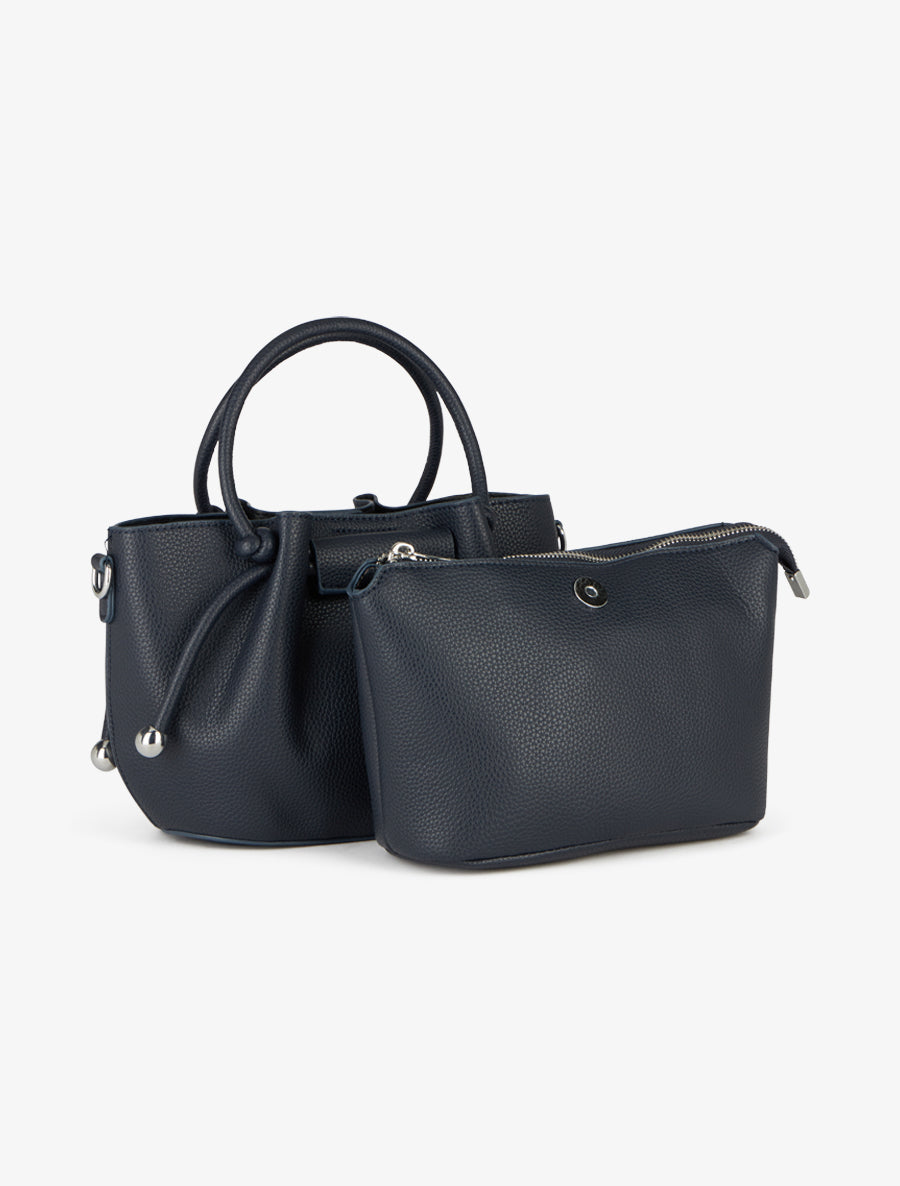 Sac besace Blanche - Marine - 2