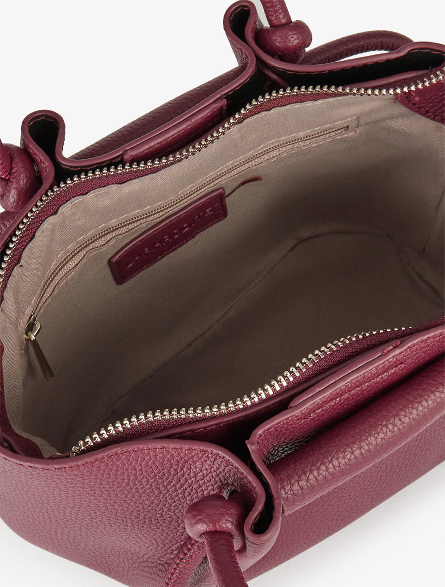 Sac besace Blanche - Prune - 4