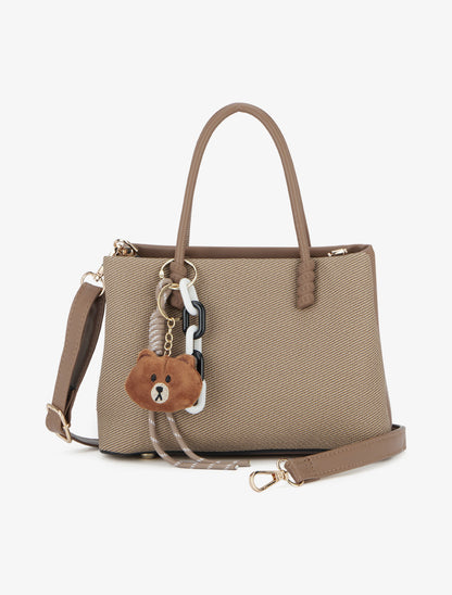 Sac besace Rachel - Taupe - 1