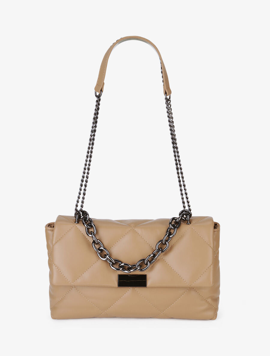 Sac besace Gaelle - Taupe - 6