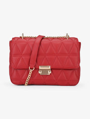 Sac besace Julie - Rouge foncé - 6