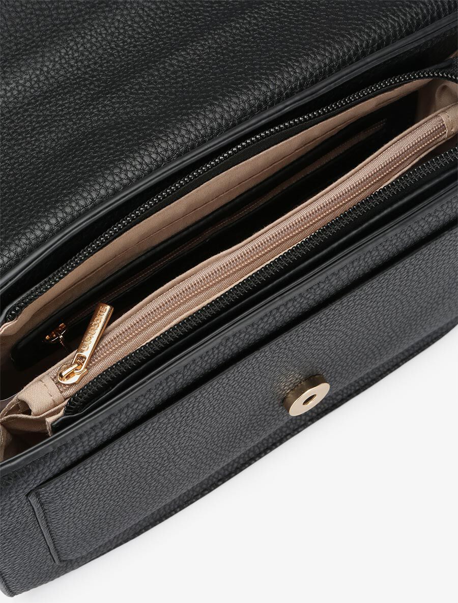 Sac bandoulière Dominique - Noir - 5