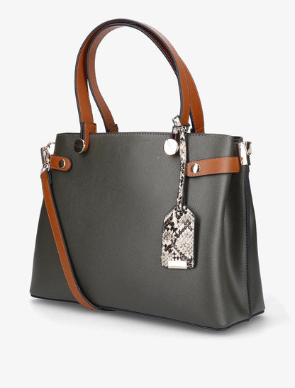 Sac cabas Jeanne - Kaki - 2