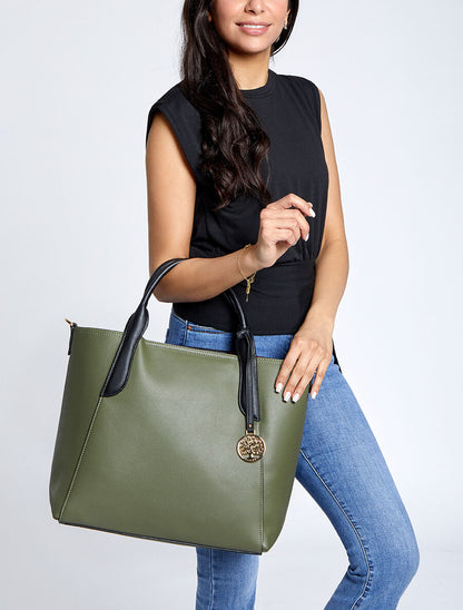 Sac cabas Judith - Kaki - 5