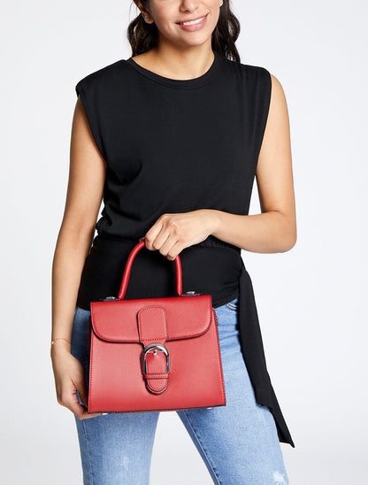 Sac à main Elisabeth - Rouge - 5