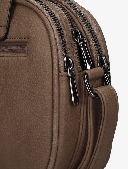 Sac besace Sylvie - Taupe - 4