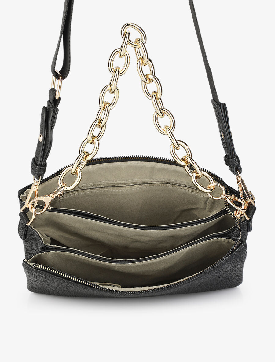 Sac besace Alana - Noir - 6