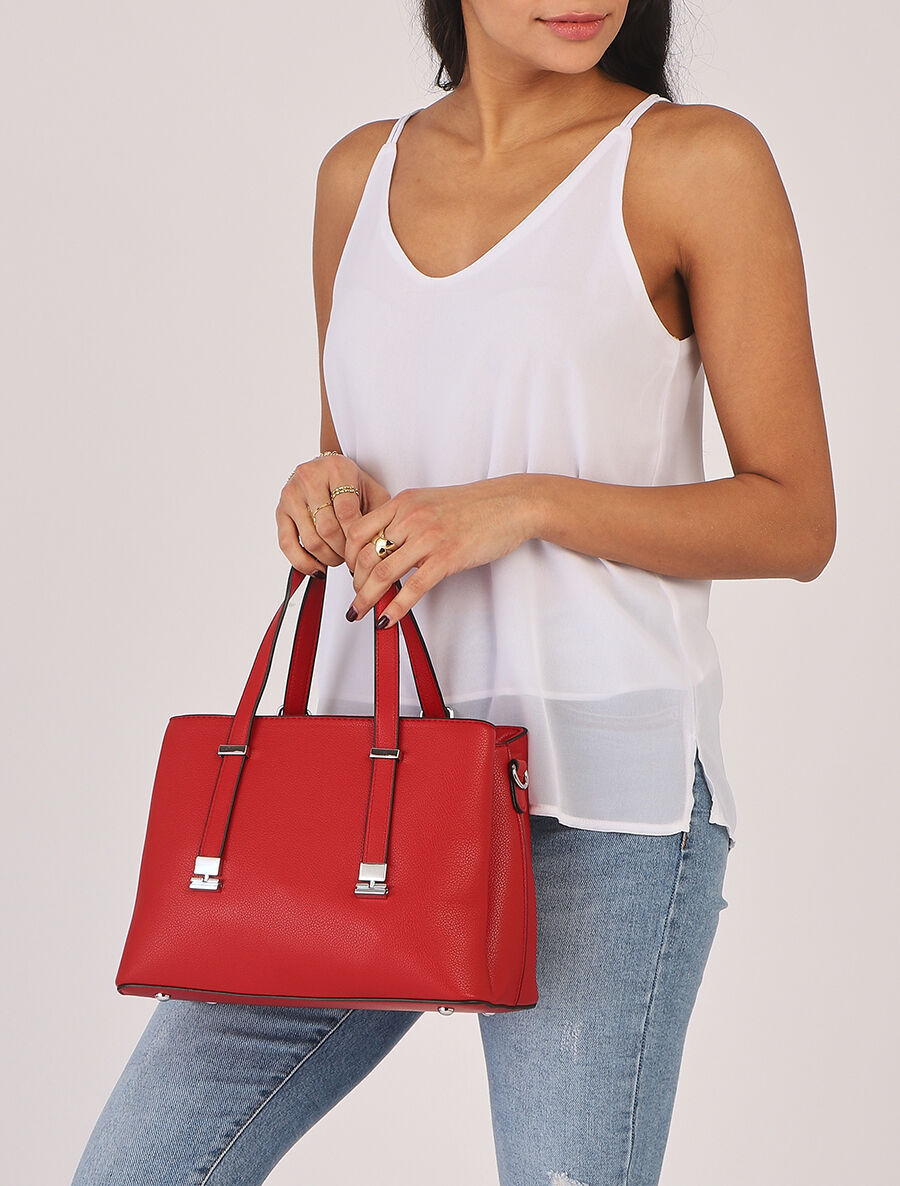 Sac à main Théa - Rouge - 7