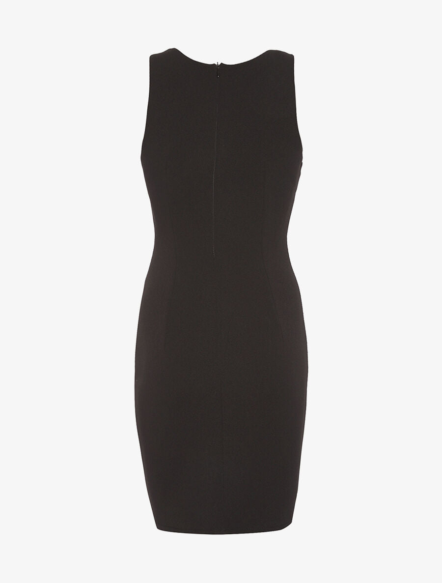 Robe bicolore droite - noir/blanc - 2