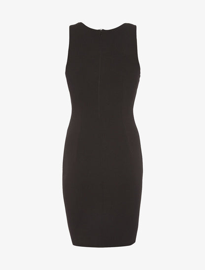Robe bicolore droite - noir/blanc - 2