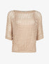 Pull filet et débardeur - beige - 1