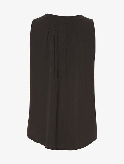 Débardeur ample en mousseline - noir - 2