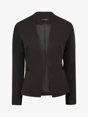 Veste unie ajustée - Noir - 4