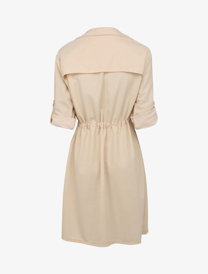Trench fluide uni - Beige - 2