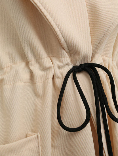 Trench fluide uni - Beige - 3