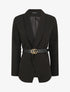 Blazer droit uni - Noir - 4