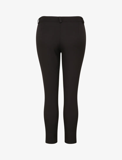 Pantalon slim 7/8 taille standard - Noir - 2
