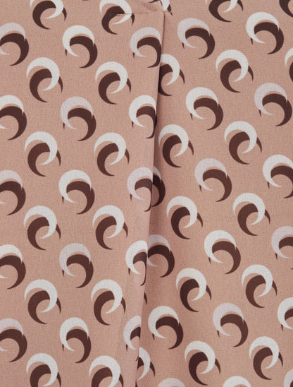Top droit sans manches à imprimé demi lune - Taupe - 3