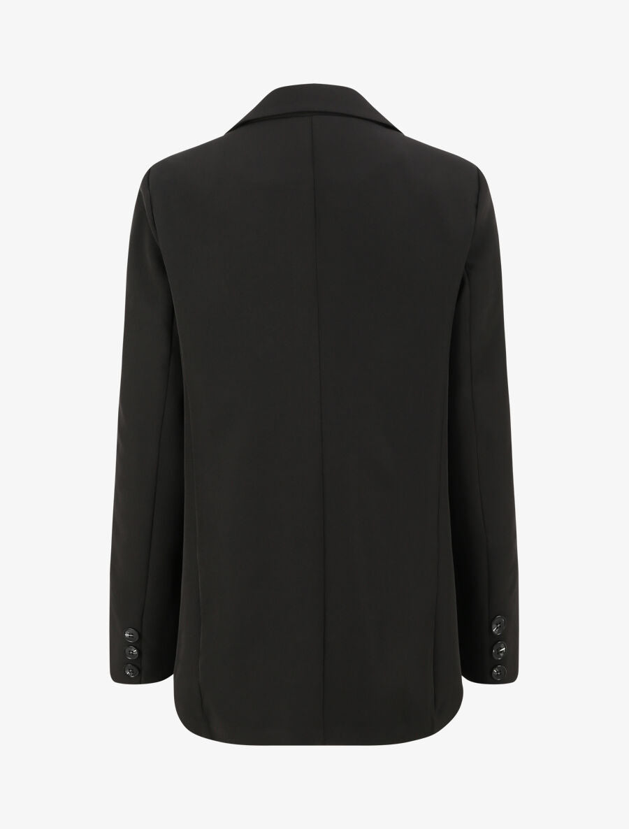 Blazer droit oversize - Noir - 2